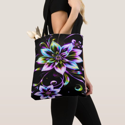Vibrant Multicolor Hibiscus Floral Accessor Tasche (Von Nahem)