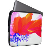 Vibrant Multicolor Pop Art Daisy Floral Abstract Laptopschutzhülle (Vorne Rechts)