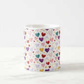 Vibrant Multicolor Watercolor & Gold Confetti  Kaffeetasse (Mittel)