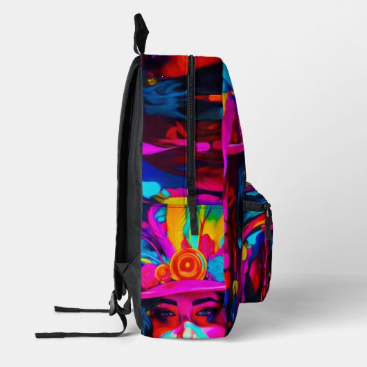 Vibrant Muse Bedruckter Rucksack (Links)