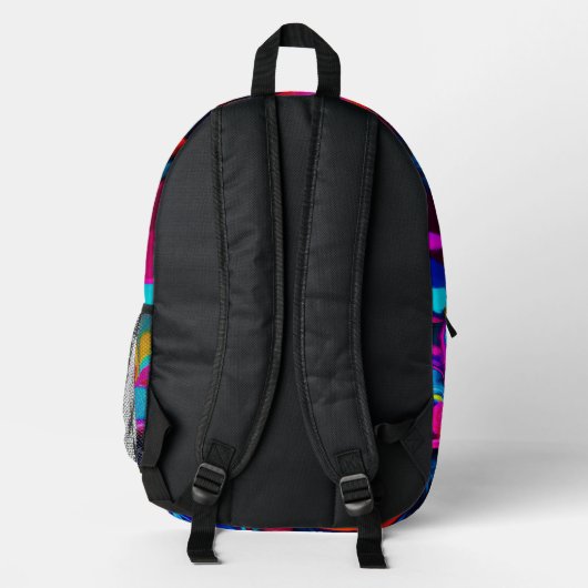 Vibrant Muse Bedruckter Rucksack (Rückseite)