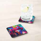 Vibrant Muse Getränkeuntersetzer (Rechte Seite)