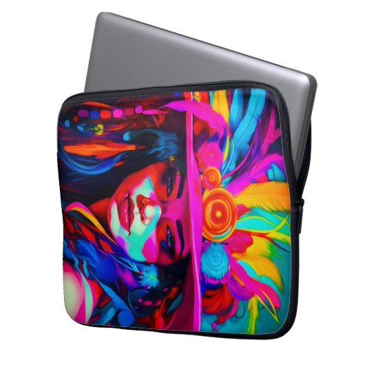 Vibrant Muse Laptopschutzhülle (Vorderseite Links)