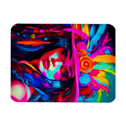 Vibrant Muse Magnet (Horizontal)