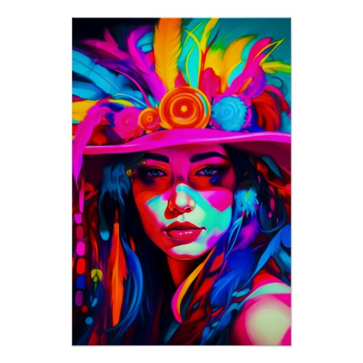 Vibrant Muse Poster (Vorderseite)