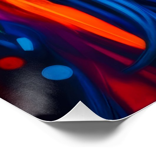 Vibrant Muse Poster (Ecke)