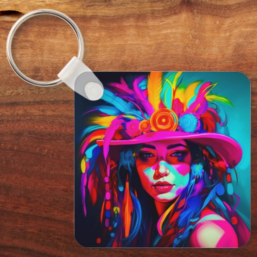 Vibrant Muse Schlüsselanhänger (Vorderseite)