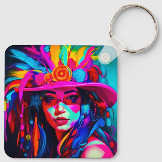 Vibrant Muse Schlüsselanhänger (Rückseite)