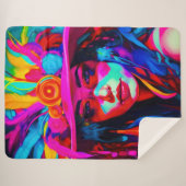 Vibrant Muse Sherpadecke (Vorderseite (Horizontal))