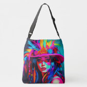 Vibrant Muse Tragetaschen Mit Langen Trägern (Rückseite)