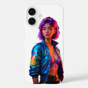 Vibrant Neon Style iPhone 16 Fall Hülle