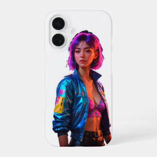 Vibrant Neon Style iPhone 16 Fall Hülle