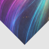 Vibrant Neon Wave Seidenpapier (Detail)