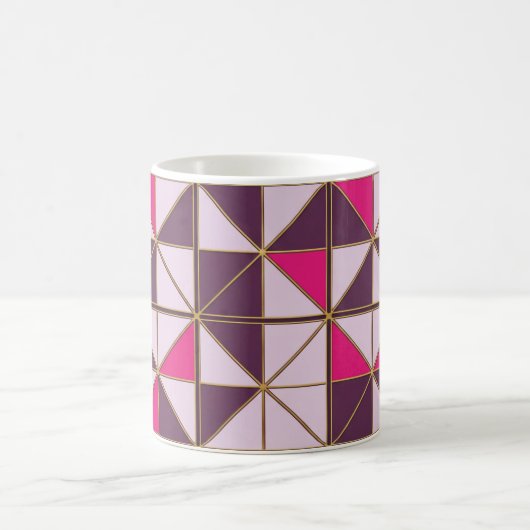 Vibrant Nubian Geometric Coffee Mug Kaffeetasse (Mittel)