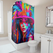 Vibrant Nuse Duschvorhang (Beispiel)