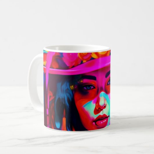 Vibrant Nuse Kaffeetasse (Vorderseite Links)