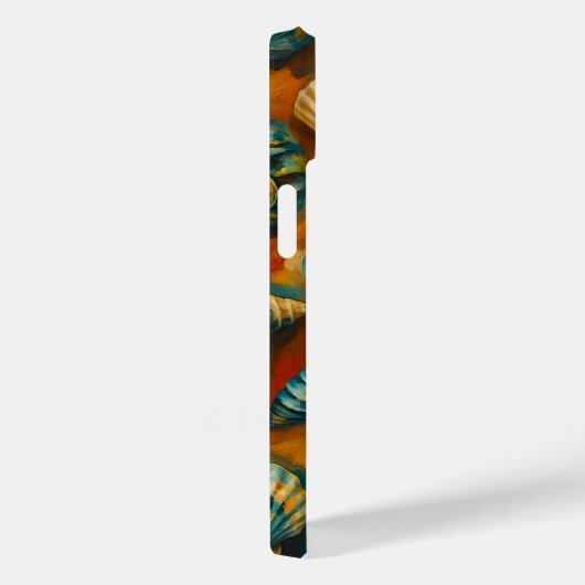 Vibrant Ocean Shells Art Phone Case - Coastal Aest (Rückseite / Rechts)