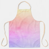 Vibrant Ombre Rainbow Blend Schürze (Vorderseite)