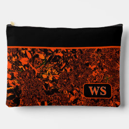 Vibrant Orange Cosmetic Pouch Zubehörtasche