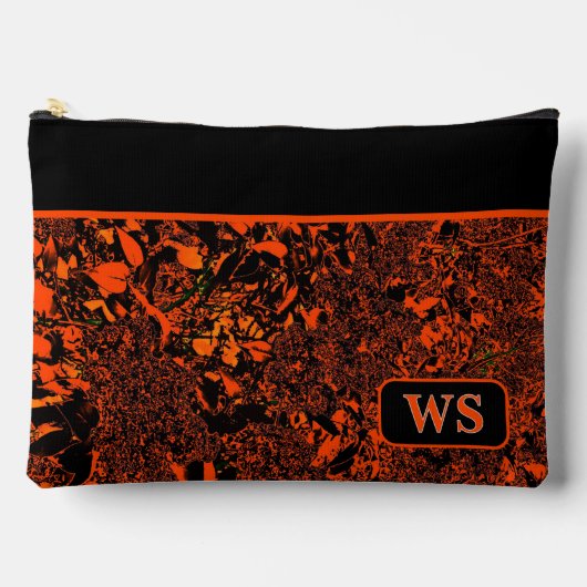 Vibrant Orange Cosmetic Pouch Zubehörtasche (Vorderseite)