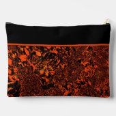 Vibrant Orange Cosmetic Pouch Zubehörtasche (Rückseite)