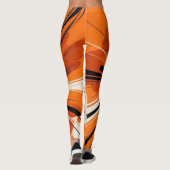 Vibrant Orange Leggings (Rückseite)