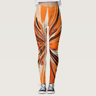 Vibrant Orange Leggings