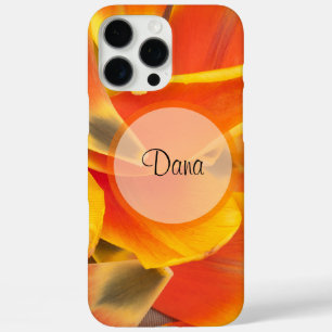 Vibrant Orange Tulip Petals Fotografie iPhone 16 Pro Max Hülle