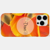 Vibrant Orange Tulip Petals Fotografie Case-Mate iPhone Hülle (Rückseite (Horizontal))