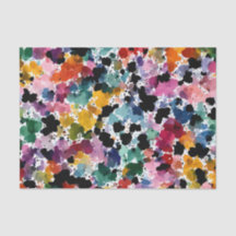 Vibrant Organic Abstract: Imperfect Ink Blot