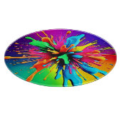 Vibrant Paint Burst Design Schneidebrett (Ecke)