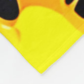 Vibrant Paint Splatter Artwork Burst Fleecedecke (Ecke)