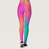 Vibrant Paint Splatter Leggings (Rückseite)