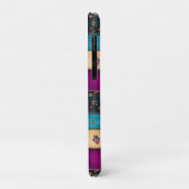 Vibrant Patchwork Quilt with Classic Florals Case-Mate iPhone Hülle (Hinten/Links)