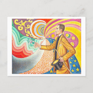 Vibrant Paul Signac Opus 217 Postkarte Malerei