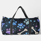 Vibrant Paw Print Reise Duffle Bag (Vorderseite)