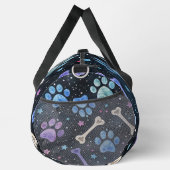 Vibrant Paw Print Reise Duffle Bag (Rechts)