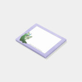 Vibrant Peacock | Personalisierte Anmerkungen Post-it Klebezettel (angewinkelt)