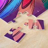 Vibrant Peacock Puzzle (Seite)