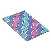 Vibrant Peaks Zickzack Notizblock (Rechte Seite)