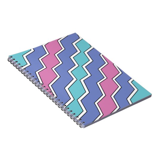 Vibrant Peaks ZigZag Notizblock (Rechte Seite)