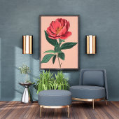 Vibrant Peony Fotodruck