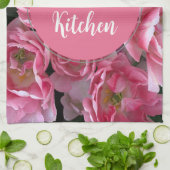 Vibrant Pink Floral Grandma's Küchentücher (Gefaltet)