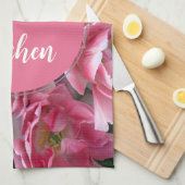 Vibrant Pink Floral Grandma's Küchentücher (Viertel Falte)