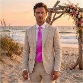 Vibrant Pink Ombre Gradient Krawatte