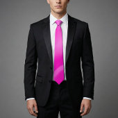 Vibrant Pink Ombre Gradient Krawatte