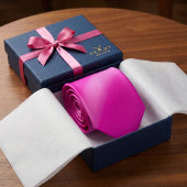 Vibrant Pink Ombre Gradient Krawatte