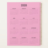 Vibrant Pink Tulips in Golden Vase Planer (Rückseite)