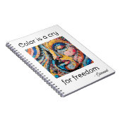 Vibrant Pixel Celebration Notizblock (Rechte Seite)