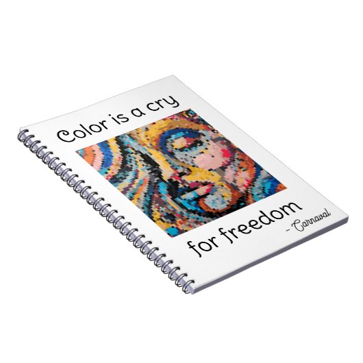 Vibrant Pixel Celebration Notizblock (Rechte Seite)